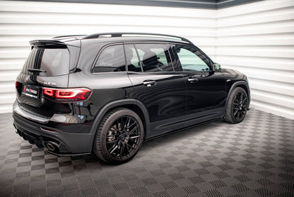 Seitenschweller Ansatz (Paar) passend für Mercedes-AMG GLB 35 / AMG-Line X247 schwarz Hochglanz