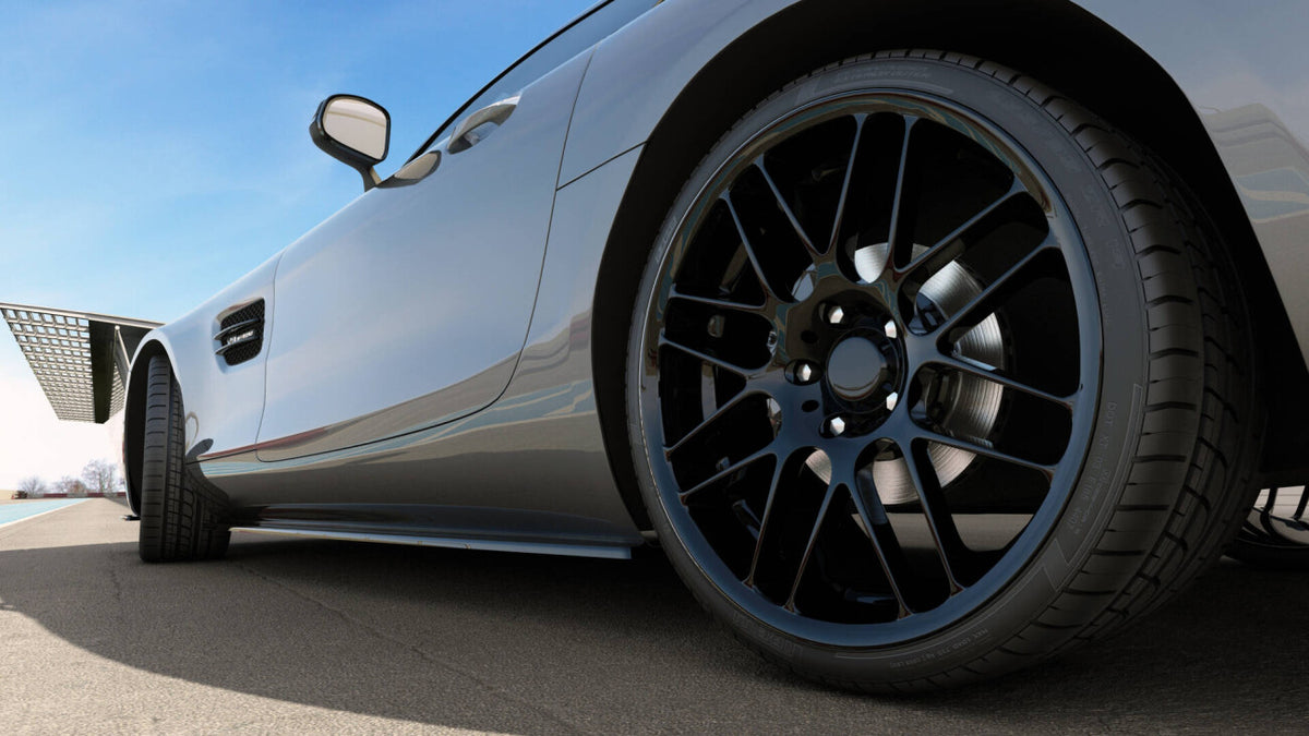 Seitenschweller Ansatz (Paar) passend für Mercedes-AMG GT / GT S C190 FL schwarz Hochglanz