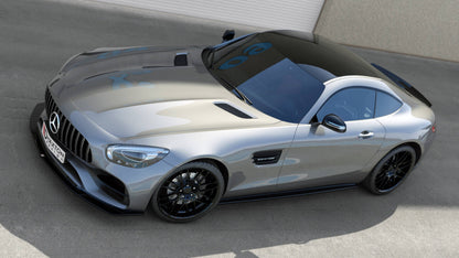 Seitenschweller Ansatz (Paar) passend für Mercedes-AMG GT / GT S C190 FL schwarz Hochglanz