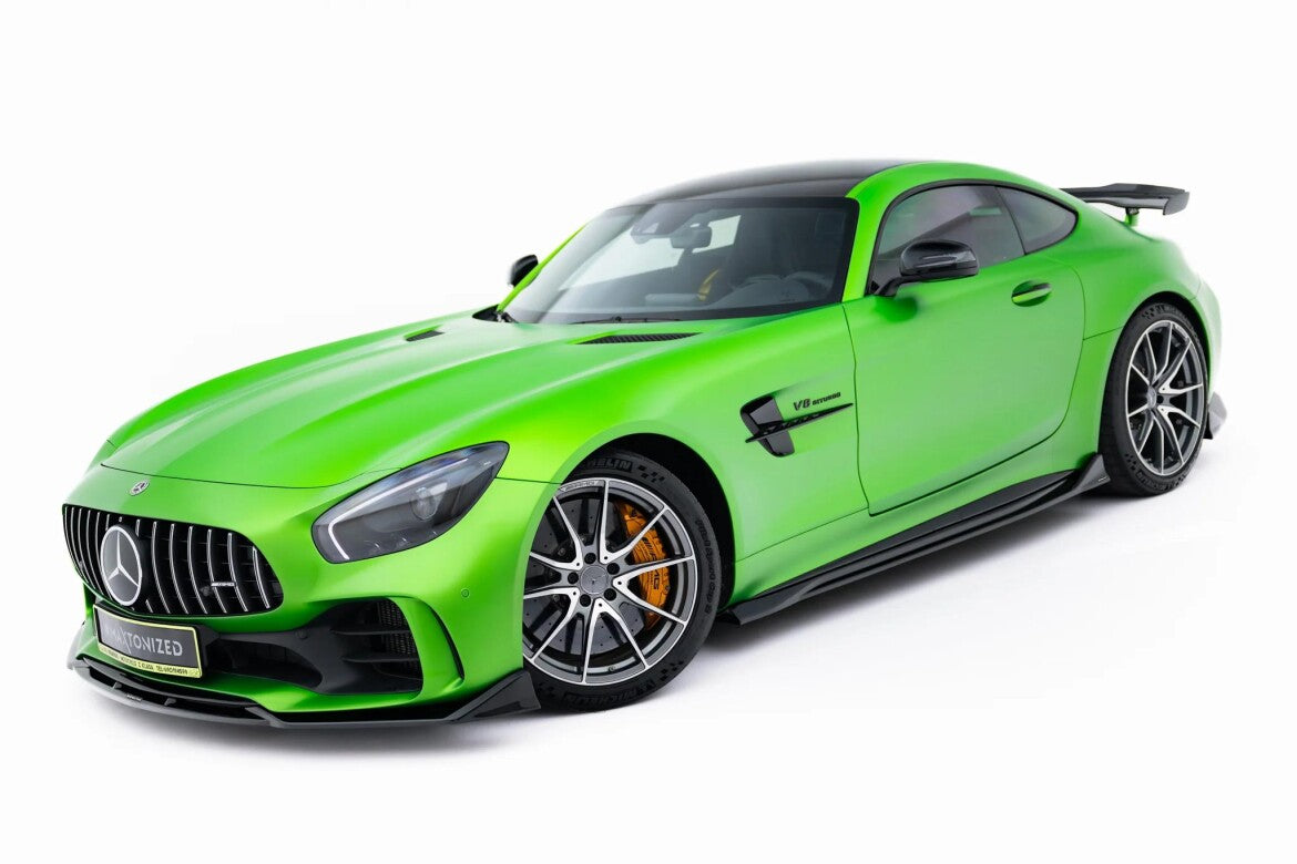 Seitenschweller Ansatz (Paar) passend für Mercedes-AMG GT R C190 Facelift schwarz Hochglanz