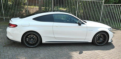 Seitenschweller Ansatz (Paar) passend für Mercedes C-Klasse C205 63 AMG Coupe schwarz Hochglanz