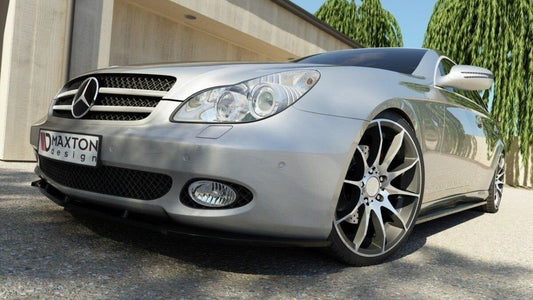 Seitenschweller Ansatz (Paar) passend für Mercedes CLS C219 schwarz Hochglanz