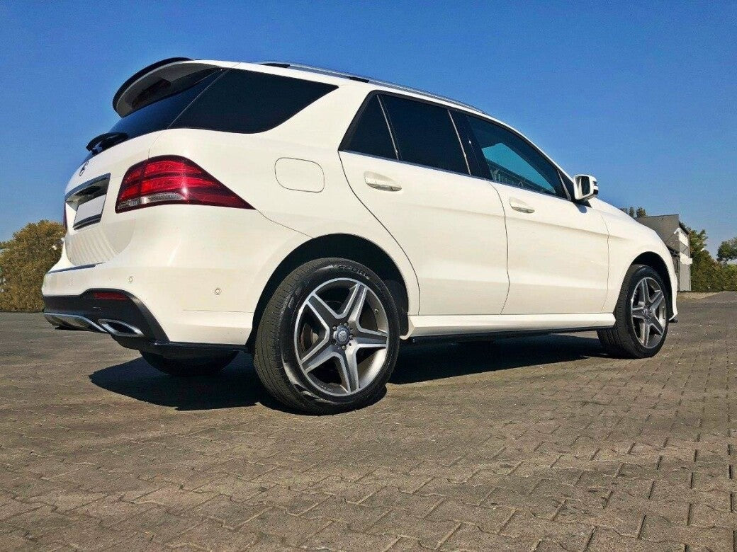 Seitenschweller Ansatz (Paar) passend für Mercedes GLE W166 AMG-Line schwarz Hochglanz