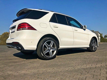 Seitenschweller Ansatz (Paar) passend für Mercedes GLE W166 AMG-Line schwarz Hochglanz