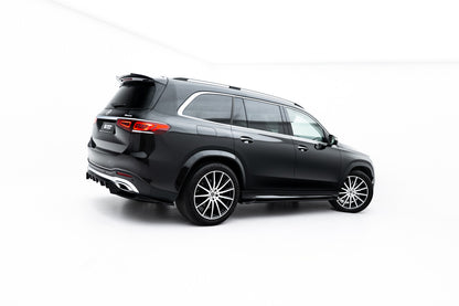 Seitenschweller Ansatz (Paar) passend für Mercedes GLS AMG-Line X167 FL schwarz Hochglanz