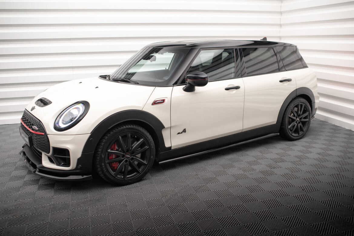 Seitenschweller Ansatz (Paar) passend für Mini Cooper Clubman John Cooper Works F54 FL schwarz Hochglanz