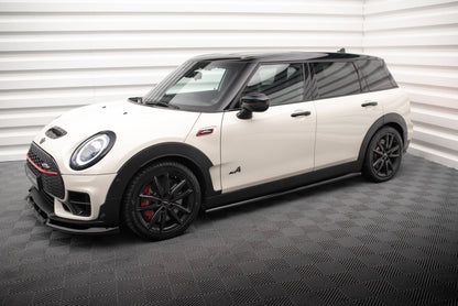 Seitenschweller Ansatz (Paar) passend für Mini Cooper Clubman John Cooper Works F54 FL schwarz Hochglanz