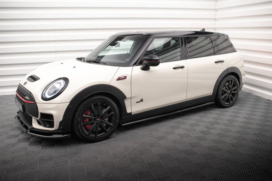 Seitenschweller Ansatz (Paar) passend für Mini Cooper Clubman John Cooper Works F54 FL schwarz Hochglanz