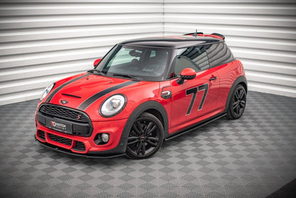 Seitenschweller Ansatz (Paar) passend für Mini Cooper S John Cooper Works F56 schwarz Hochglanz