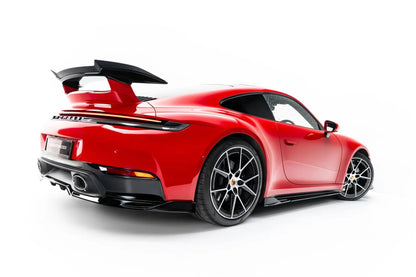 Seitenschweller Ansatz (Paar) passend für Porsche 911 Carrera Aero / Carrera GTS SportDesign 992 Facelift schwarz Hochglanz