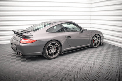 Seitenschweller Ansatz (Paar) passend für Porsche 911 Carrera / Carrera GTS 997 FL schwarz Hochglanz