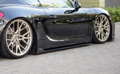 Seitenschweller Ansatz (Paar) passend für Porsche Cayman Mk2 981C