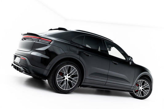 Seitenschweller Ansatz (Paar) passend für Porsche Macan EV Mk1 schwarz Hochglanz