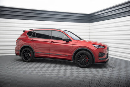 Seitenschweller Ansatz (Paar) passend für Seat Tarraco FR Mk1 schwarz Hochglanz