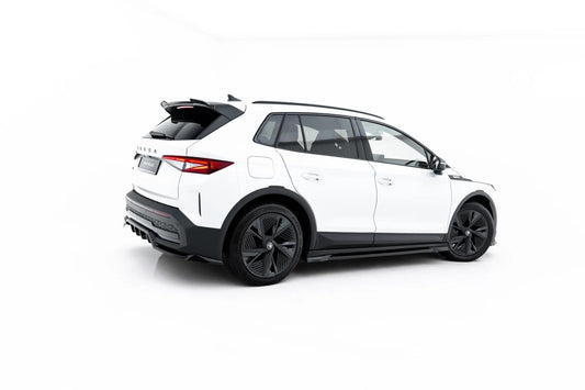 Seitenschweller Ansatz (Paar) passend für Skoda Elroq RS Mk1 schwarz Hochglanz