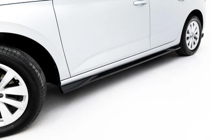 Seitenschweller Ansatz (Paar) passend für Skoda Scala Mk1 Facelift schwarz Hochglanz