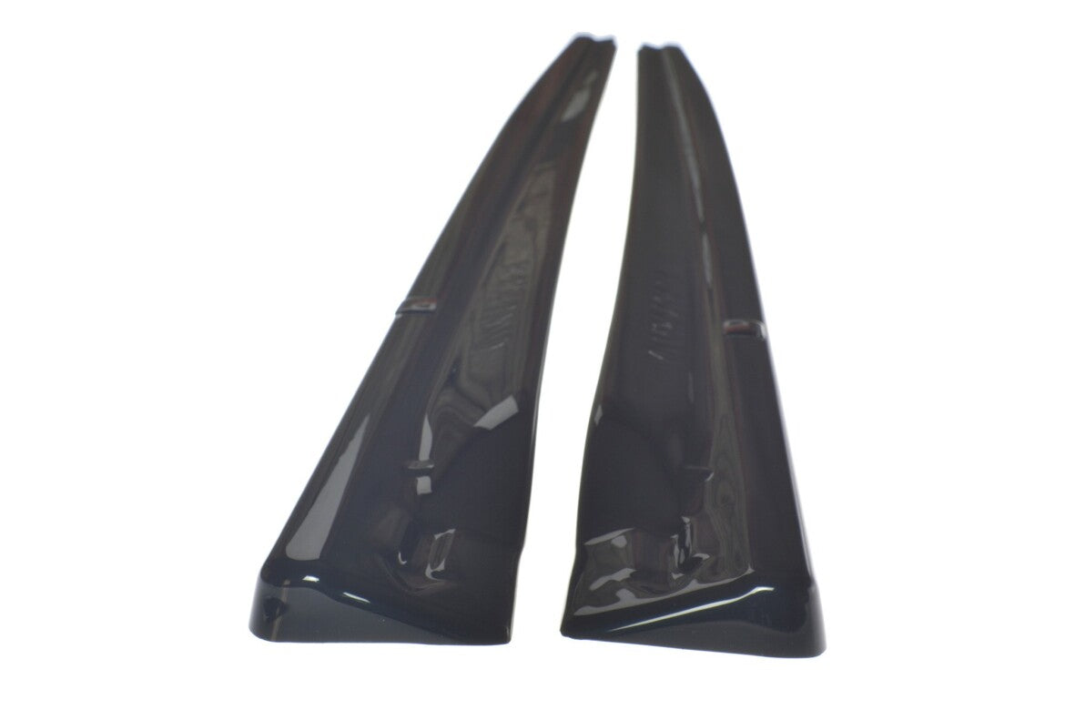 Seitenschweller Ansatz (Paar) passend für Skoda Scala schwarz Hochglanz