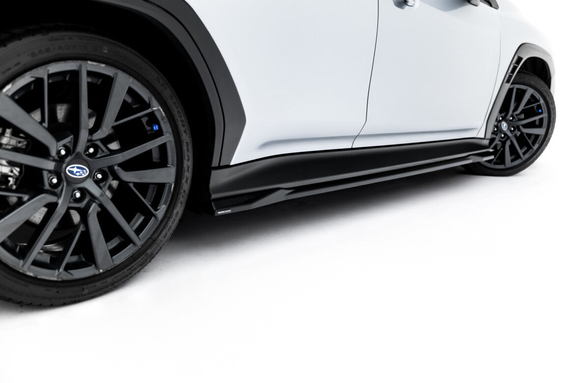 Seitenschweller Ansatz (Paar) passend für Subaru WRX STI Mk2 schwarz Hochglanz