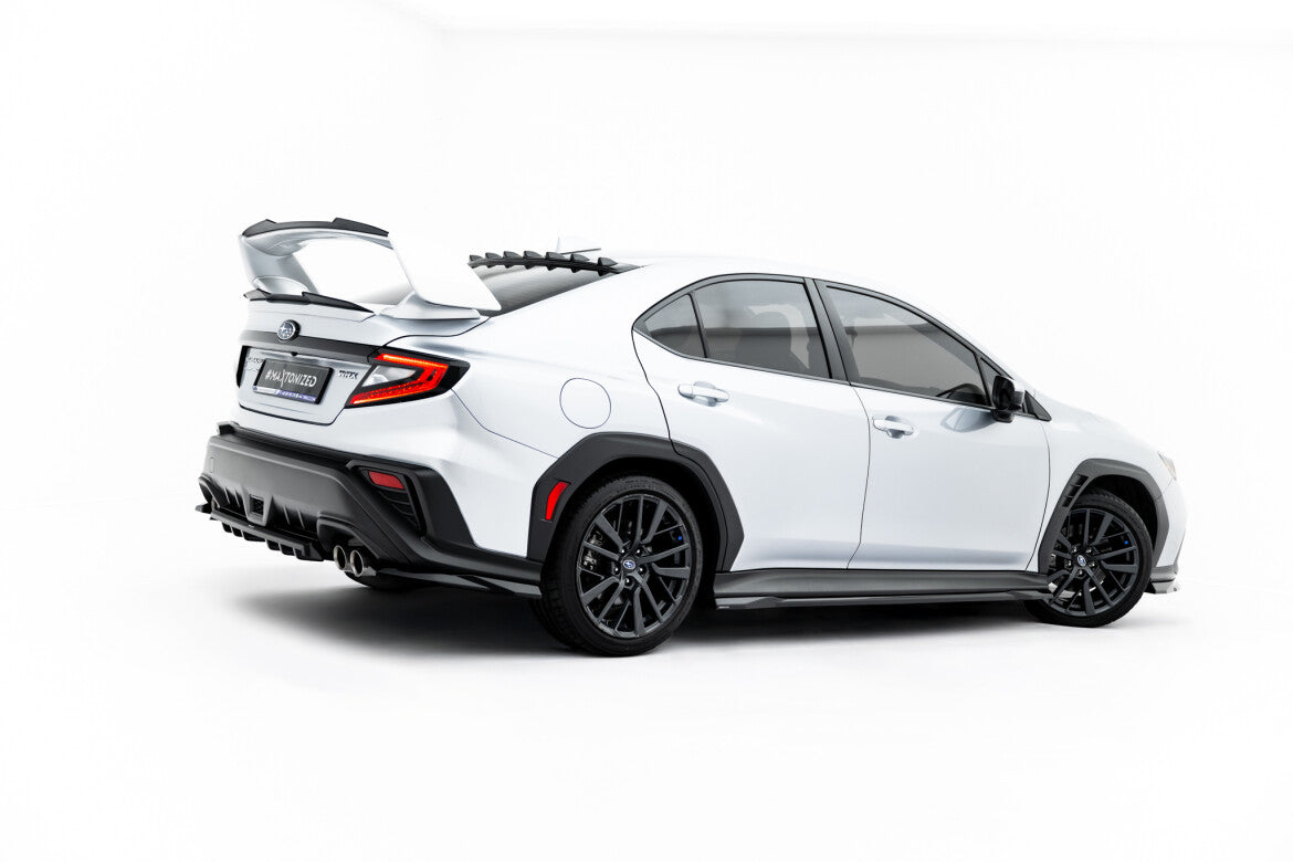 Seitenschweller Ansatz (Paar) passend für Subaru WRX STI Mk2 schwarz Hochglanz