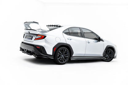 Seitenschweller Ansatz (Paar) passend für Subaru WRX STI Mk2 schwarz Hochglanz