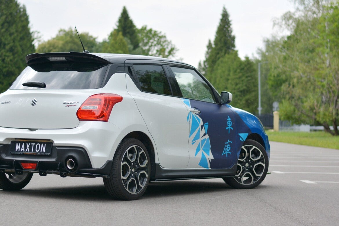 Seitenschweller Ansatz (Paar) passend für Suzuki Swift Sport Mk6 schwarz Hochglanz