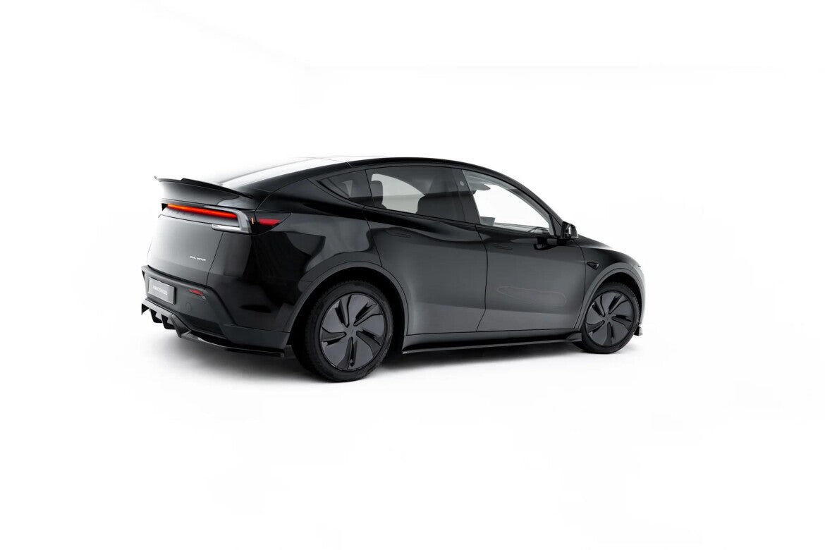 Seitenschweller Ansatz (Paar) passend für Tesla Model Y Premium Mk1 Facelift schwarz Hochglanz