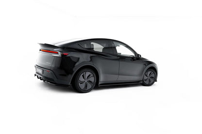 Seitenschweller Ansatz (Paar) passend für Tesla Model Y Premium Mk1 Facelift schwarz Hochglanz
