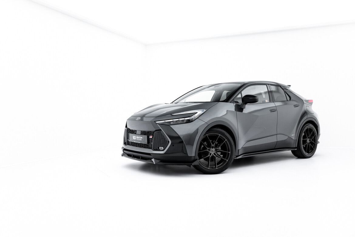 Seitenschweller Ansatz (Paar) passend für Toyota C-HR Mk2 schwarz Hochglanz