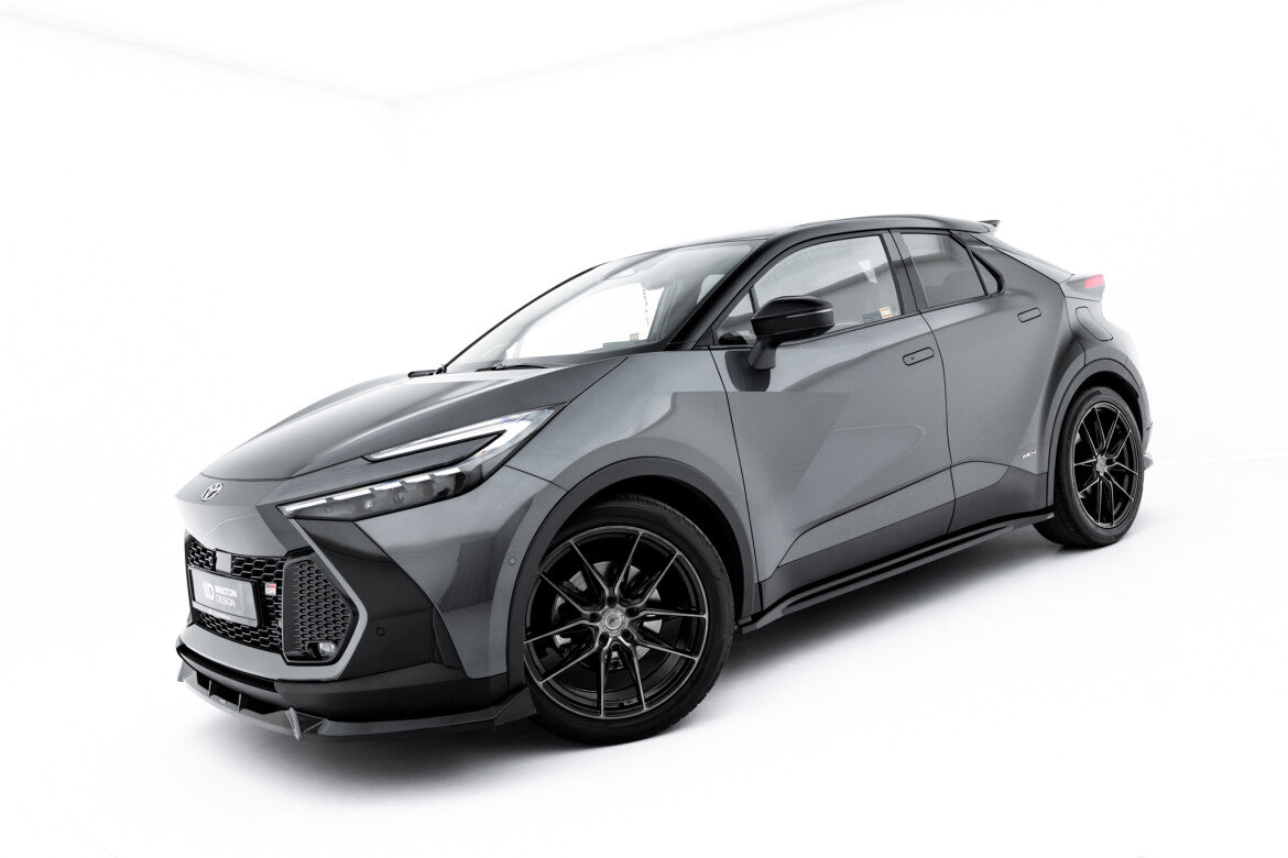 Seitenschweller Ansatz (Paar) passend für Toyota C-HR Mk2 schwarz Hochglanz