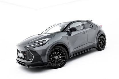 Seitenschweller Ansatz (Paar) passend für Toyota C-HR Mk2 schwarz Hochglanz