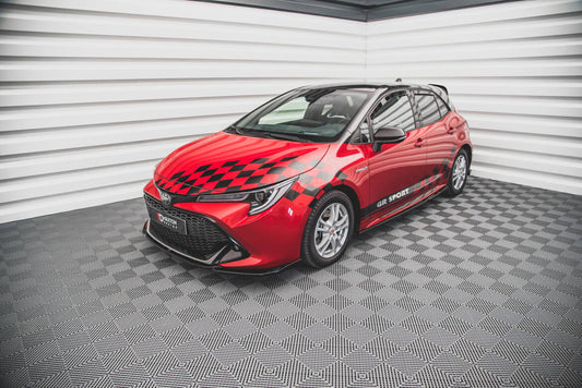 Seitenschweller Ansatz (Paar) passend für Toyota Corolla GR Sport Hatchback XII schwarz Hochglanz