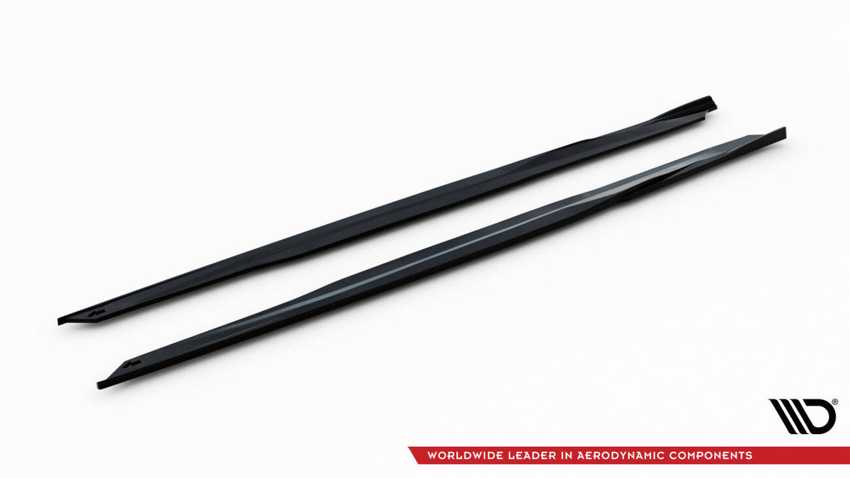 Seitenschweller Ansatz (Paar) passend für Toyota Corolla GR Sport Touring Sports XII schwarz Hochglanz