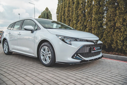 Seitenschweller Ansatz (Paar) passend für Toyota Corolla XII Touring Sports schwarz Hochglanz