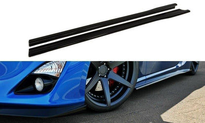 Seitenschweller Ansatz (Paar) passend für Toyota GT86 schwarz Hochglanz