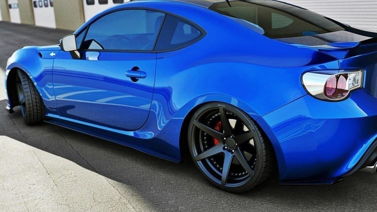 Seitenschweller Ansatz (Paar) passend für Toyota GT86 schwarz Hochglanz