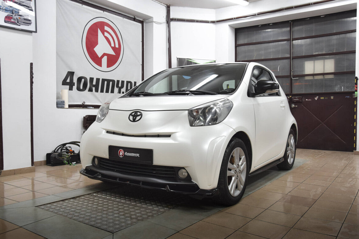 Seitenschweller Ansatz (Paar) passend für Toyota IQ schwarz Hochglanz