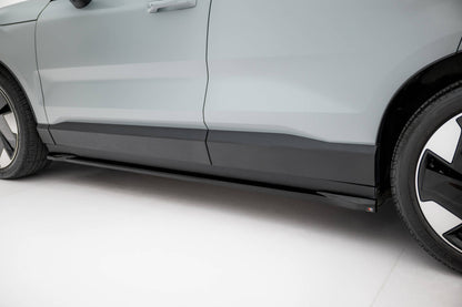 Seitenschweller Ansatz (Paar) passend für Volvo EX30 Mk1 schwarz Hochglanz