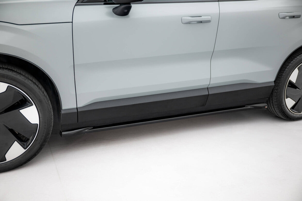 Seitenschweller Ansatz (Paar) passend für Volvo EX30 Mk1 schwarz Hochglanz