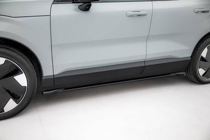 Seitenschweller Ansatz (Paar) passend für Volvo EX30 Mk1 schwarz Hochglanz