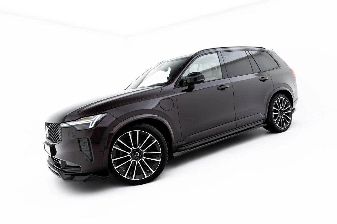 Seitenschweller Ansatz (Paar) passend für Volvo XC90 Mk2 Facelift 2 schwarz Hochglanz