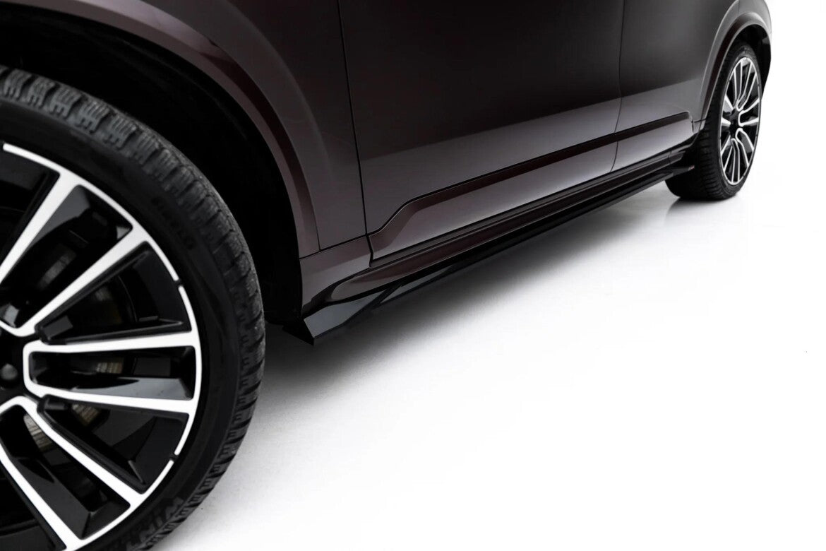 Seitenschweller Ansatz (Paar) passend für Volvo XC90 Mk2 Facelift 2 schwarz Hochglanz