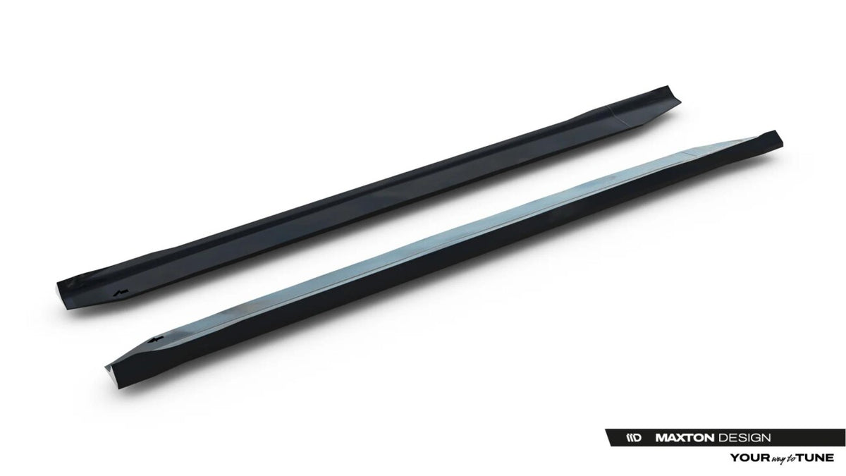 Seitenschweller Ansatz (Paar) passend für Volvo XC90 Mk2 Facelift 2 schwarz Hochglanz