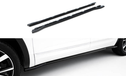 Seitenschweller Ansatz (Paar) passend für VW Atlas R-Line Mk1 FL 2 schwarz Hochglanz