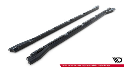 Seitenschweller Ansatz (Paar) passend für VW Atlas R-Line Mk1 FL 2 schwarz Hochglanz
