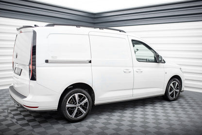 Seitenschweller Ansatz (Paar) passend für VW Caddy Maxi Mk5 schwarz Hochglanz