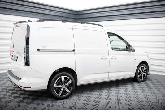 Seitenschweller Ansatz (Paar) passend für VW Caddy Maxi Mk5 schwarz Hochglanz