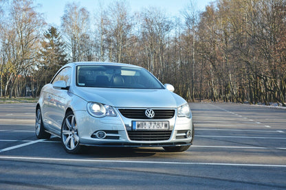 Seitenschweller Ansatz (Paar) passend für VW EOS schwarz Hochglanz