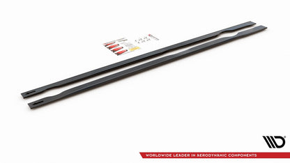 Seitenschweller Ansatz (Paar) passend für VW Golf 7 GTI TCR schwarz Hochglanz
