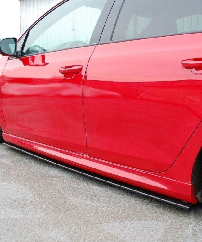 Seitenschweller Ansatz (Paar) passend für VW Golf GTI 35th / R20 Mk6 schwarz Hochglanz