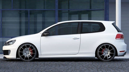 Seitenschweller Ansatz (Paar) passend für VW Golf GTI 35th / R20 Mk6 schwarz Hochglanz